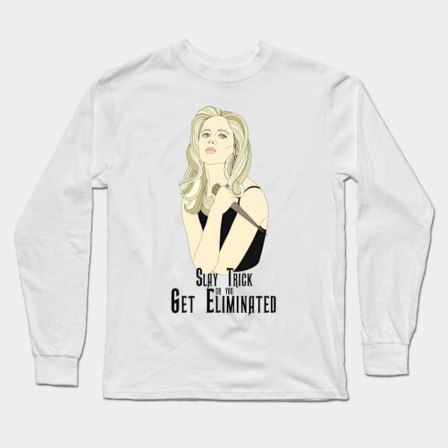 Buffy Beyoncé Long Sleeve T-Shirt by Eyeballkid-